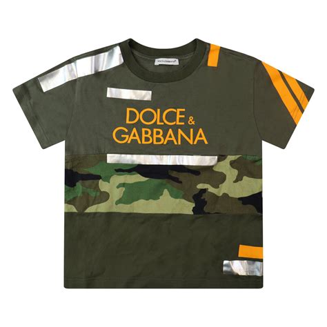 dolce gabbana junior camouflage|dolce and gabbana clothing.